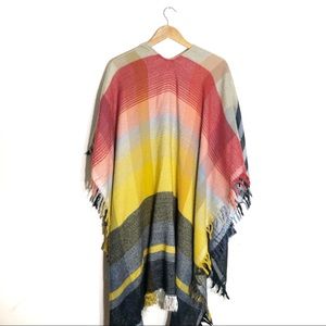 Anthropologie Fringed Wrap
